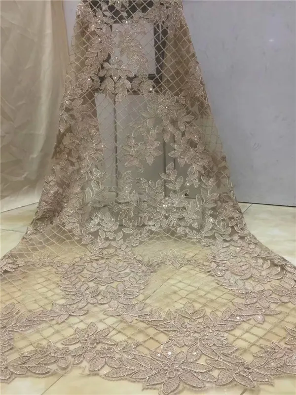 Африканская кружевная ткань 2019 Высококачественная вышивка французская сетка с
