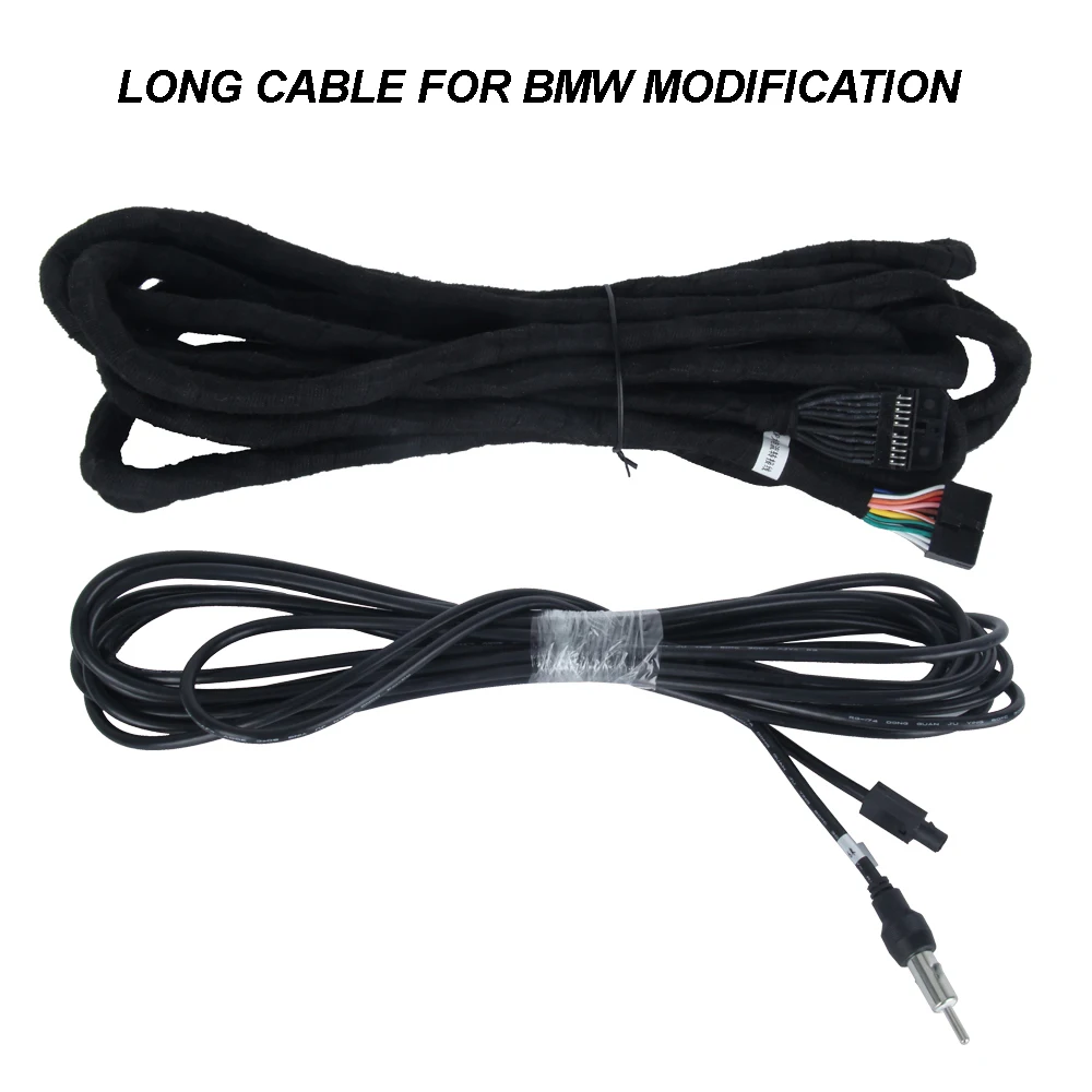 

Long cable for BMW E39 E53 X5 with original monitor/navigation DSP system For Hiriot Car Android 9.0 RADIO ADAPTER