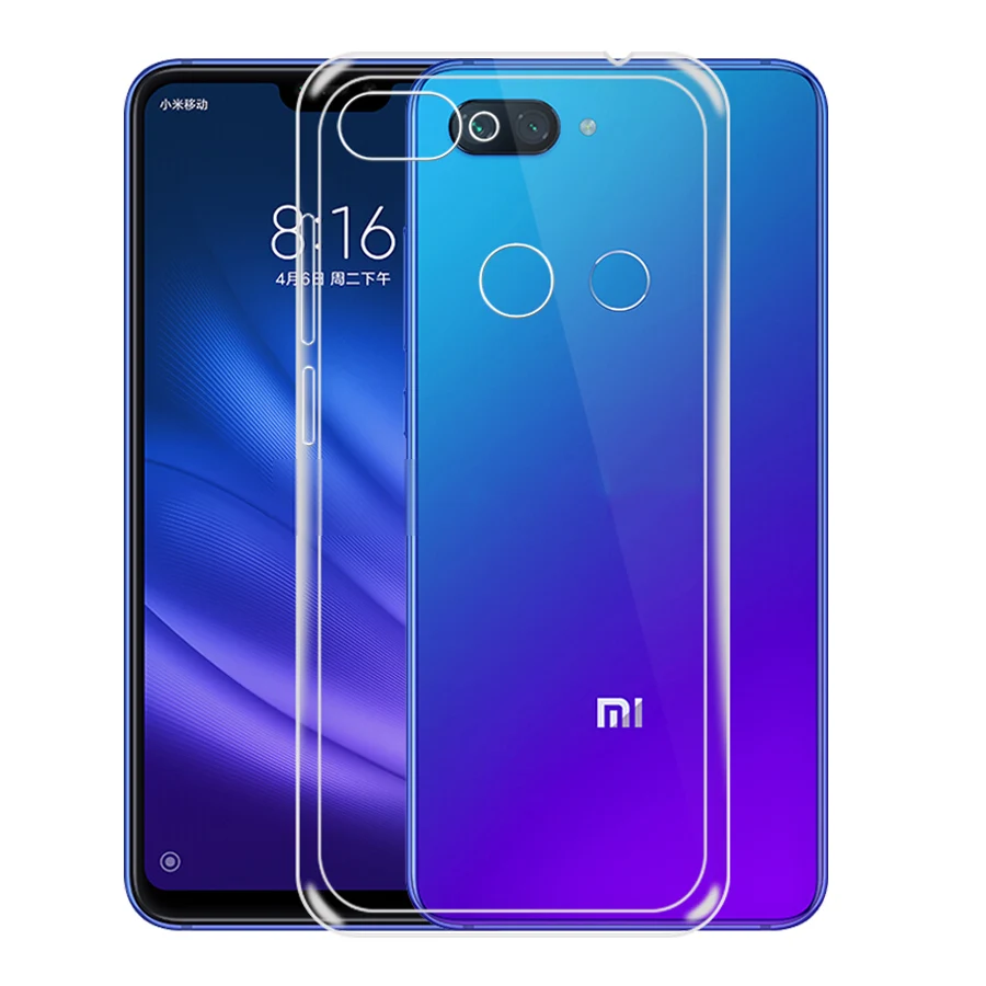 Altroplas Transparent Silicone Case For Xiaomi Mi 8 SE/8 Lite Mobile Phone Nature Liquid Rubber Soft Shockproof Smartphone Cover |