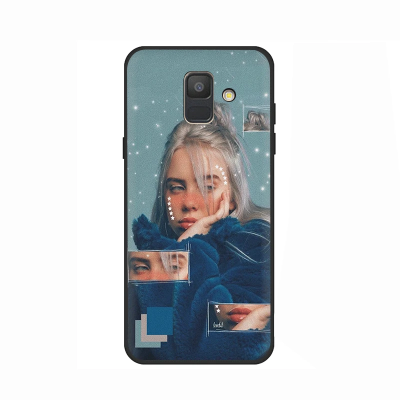 B10 Billie Eilish Халид милый мягкий силиконовый чехол для телефона для samsung GaLaxy A3 A5 A6 A7 A8 A9 A10 A30 A40 A50 A70 J6 - Цвет: B10