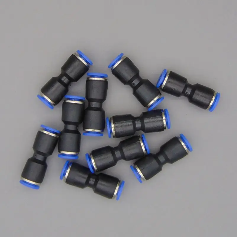 

PU-8 PU-08 Series Pneumatic 8MM To 8MM Tube Pipe Hose One Touch Push In Air Fitting Quick Joint Coupler Straight Union PU5/16