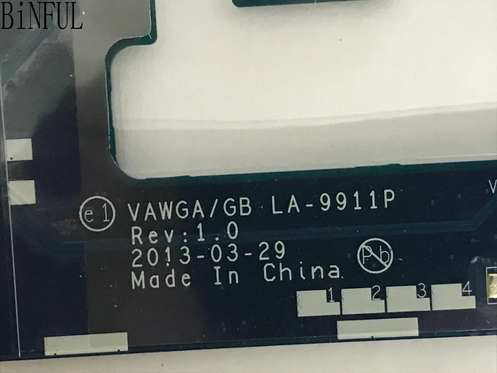 Быстрая доставка. Абсолютно новый. Материнская плата VAWGA/ GB LA 9911P для ноутбука LENOVO