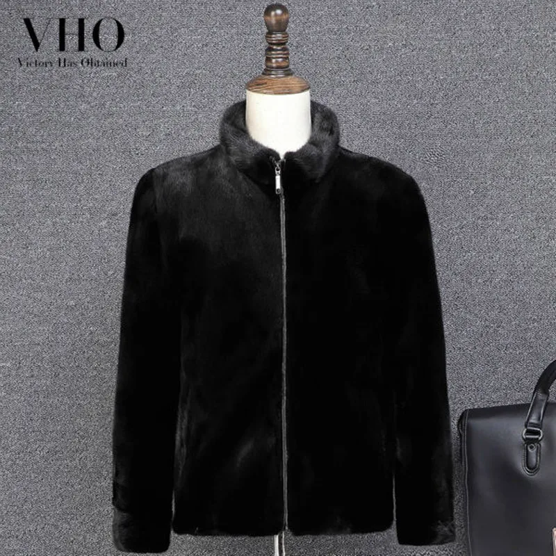 VHO зима теплый бренд норки Мех животных пальто для будущих мам природный