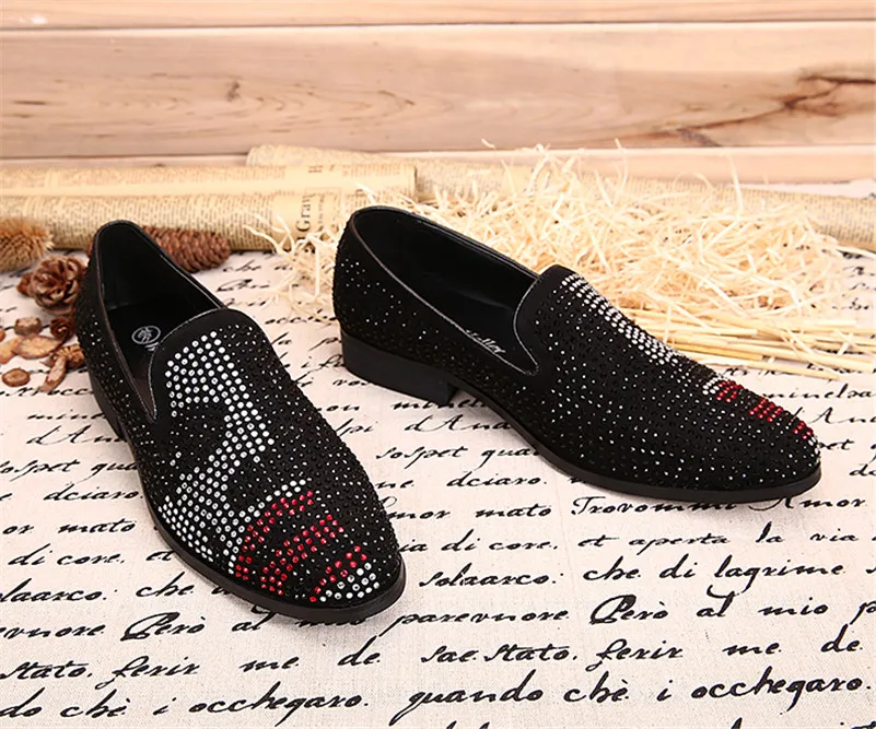 Choudory Кристалл Горного Хрусталя Мужская Обувь Класса Люкс Из Натуральной Кожи