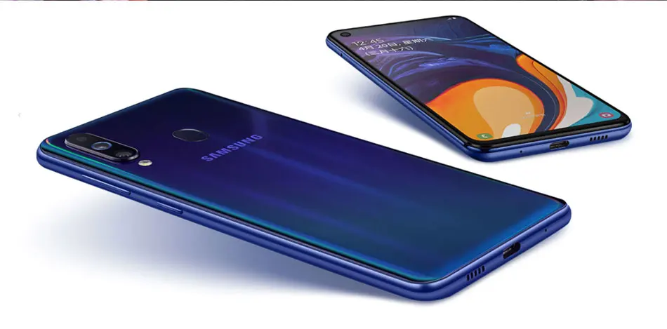 Samsung Galaxy A60 A6060 двусимочный 6 ГБ Оперативная память 64/128 ГБ Встроенная память LTE мобильный телефон, четыре ядра, 6," 4 Камера Snapdragon 675 NFC