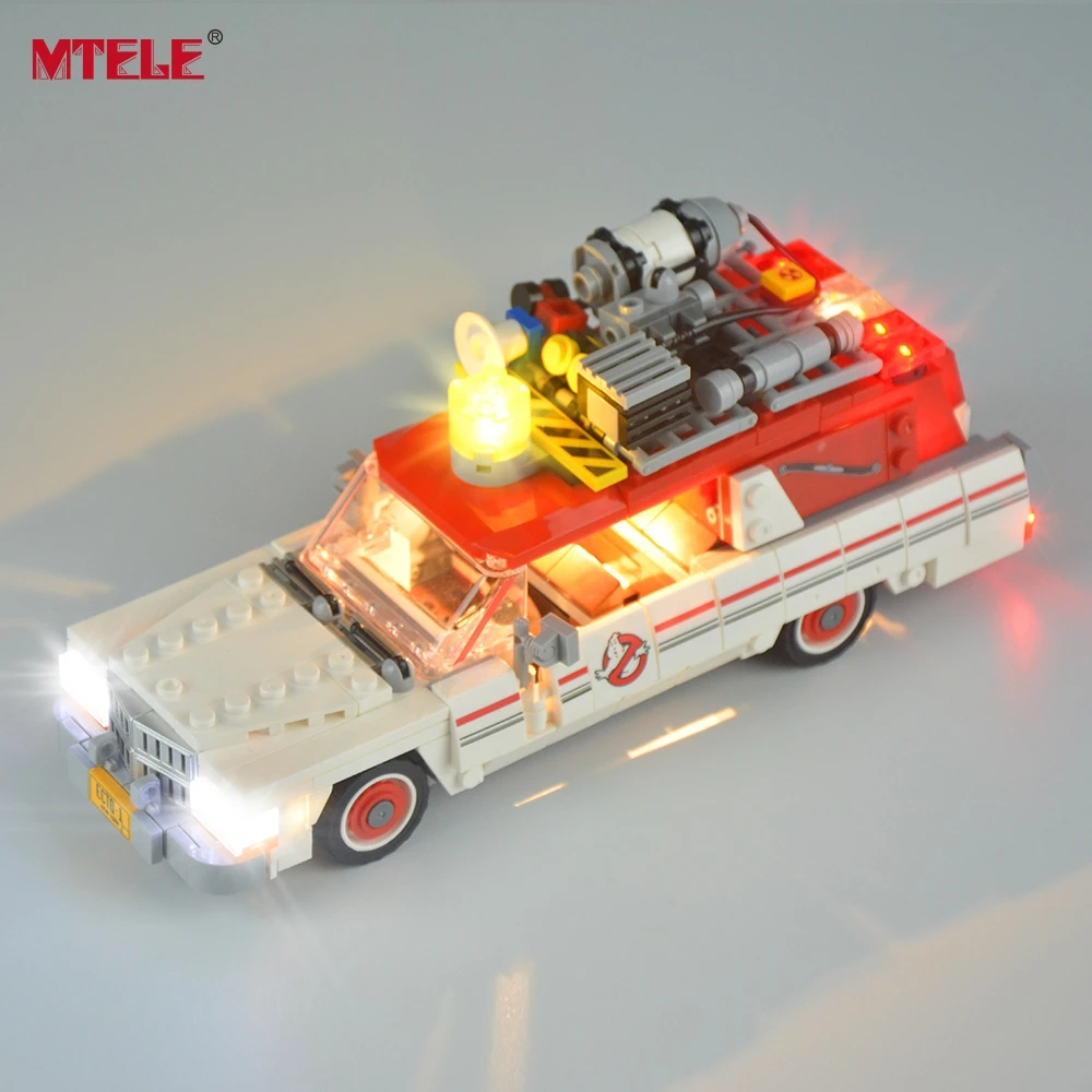 MTELE светильник Kit для Ghost Busters Ecto 1 & 2 модели строительных блоков совместимые с