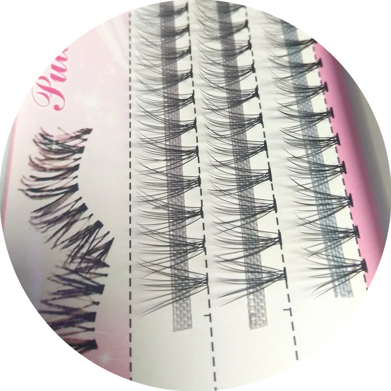 120 PC/Set Individual Black Mink Fake False Eyelashes Natural Long Extension Makeup Eye Lashes 9/10/11mm |