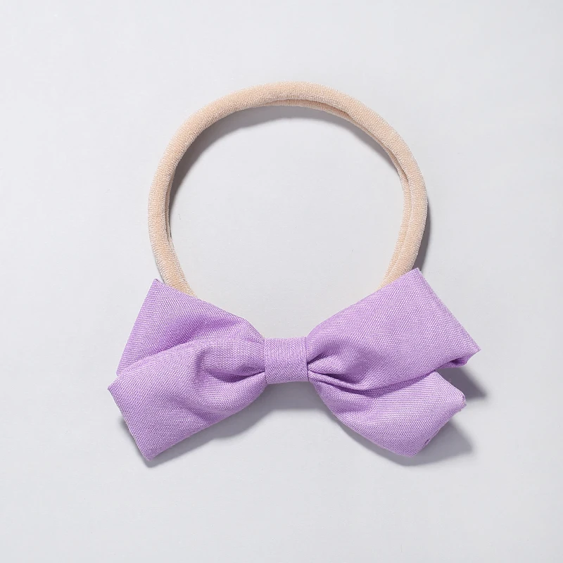 3 шт./партия нейлоновые оголовья ручной работы для девочек с милыми бантиками 9
