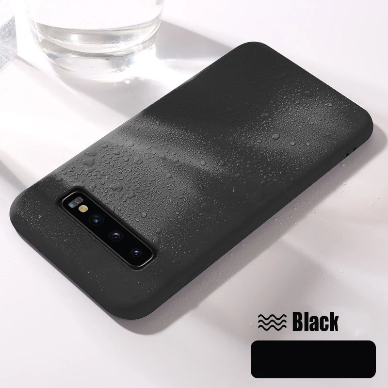 TeoYall Жидкий чехол для Samsung S9 силиконовый Galaxy S8 S10e противоударный защитный мягкий