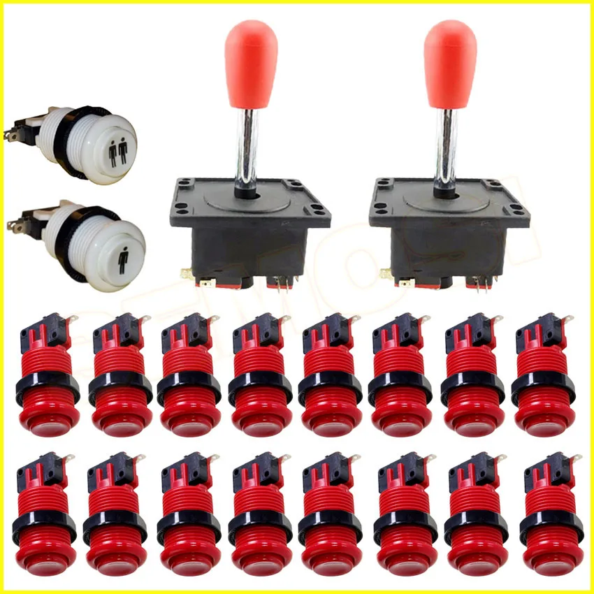 Аркадная Кнопка электроники игры Набор аркадных палок с 8 позиционным джойстиком