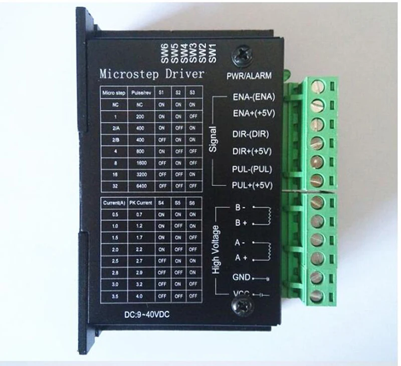 

10pc Updated version of TB6600 Stepper Motor Driver 4A 9~42V TTL 32 Micro-Step CNC 1 Axis 2 or 4 Phase Stepper Motor 42, 57, 86