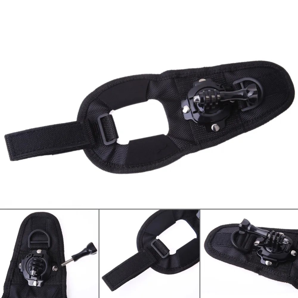 Крепление для камеры с поворотом на 360 градусов ручной ремешок перчатка браслет