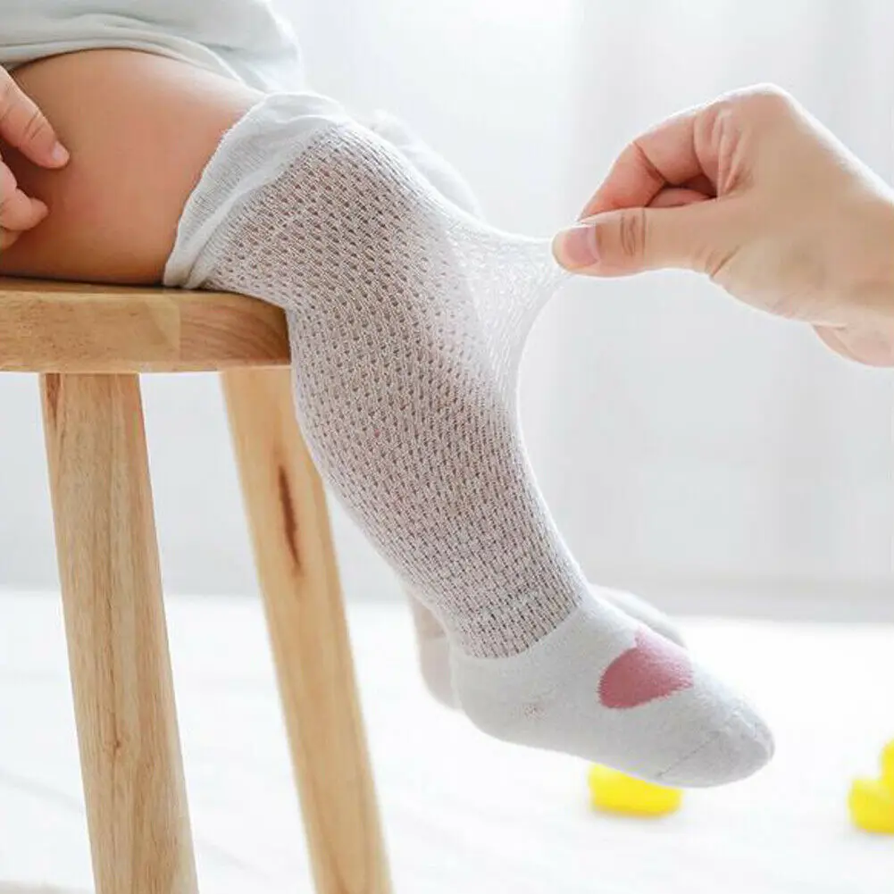 Летние чулки для маленьких девочек с изображением животных милые хлопковые