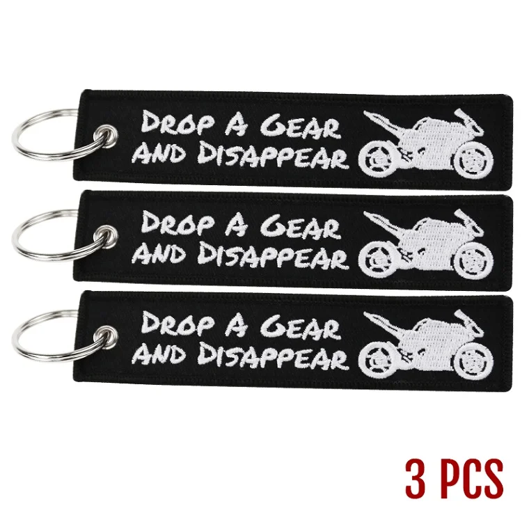 DROP A GEAR Remove Before Flight авиации подарки цепочка для ключей с брелоком для мотоциклов, скутеров и ключи для автомобиля Брелки брелок OEM Ювелирное Украшение, 3 шт./лот - Цвет: DROP A GEAR