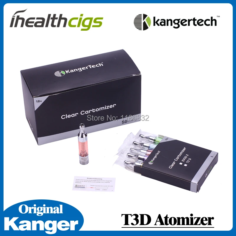 5 шт./много 100% оригинальный атомайзер Kanger T3D Обновление от T3S двойной клиромайзер