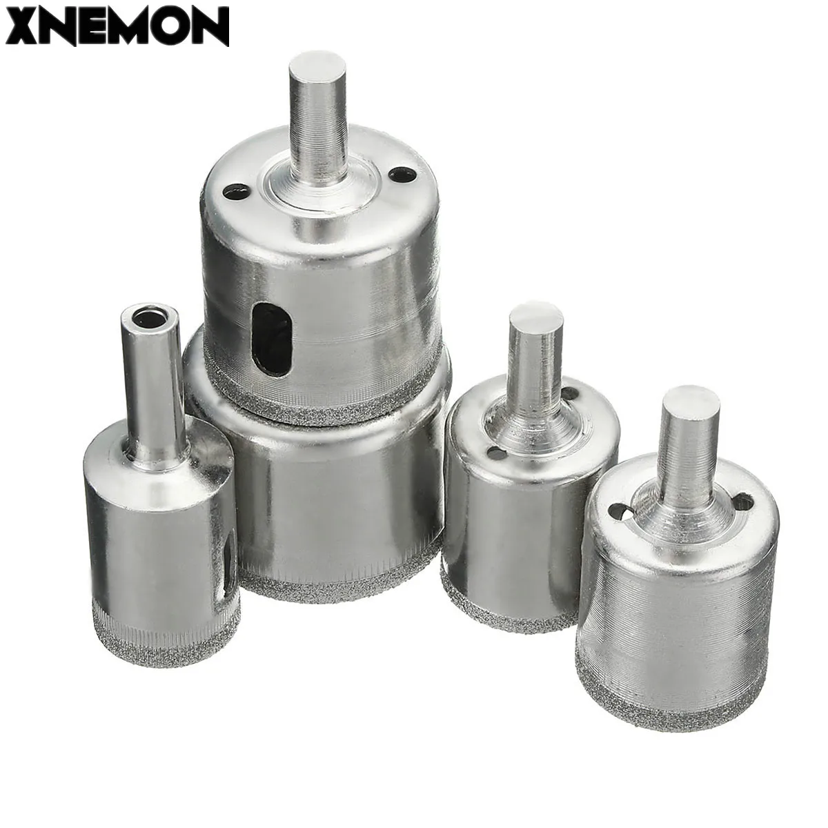 XNEMON Diamond Hole Saw Coated Drill Bit Set Tile Glass Marble Granite Slate Drilling Cutting Tool 20 26 30 35 42mm 5Pcs/Set | Инструменты