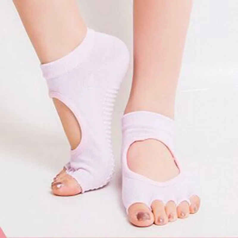 [EIOISAPRA] балетные танцевальные носки с полупальцами женские короткие открытой