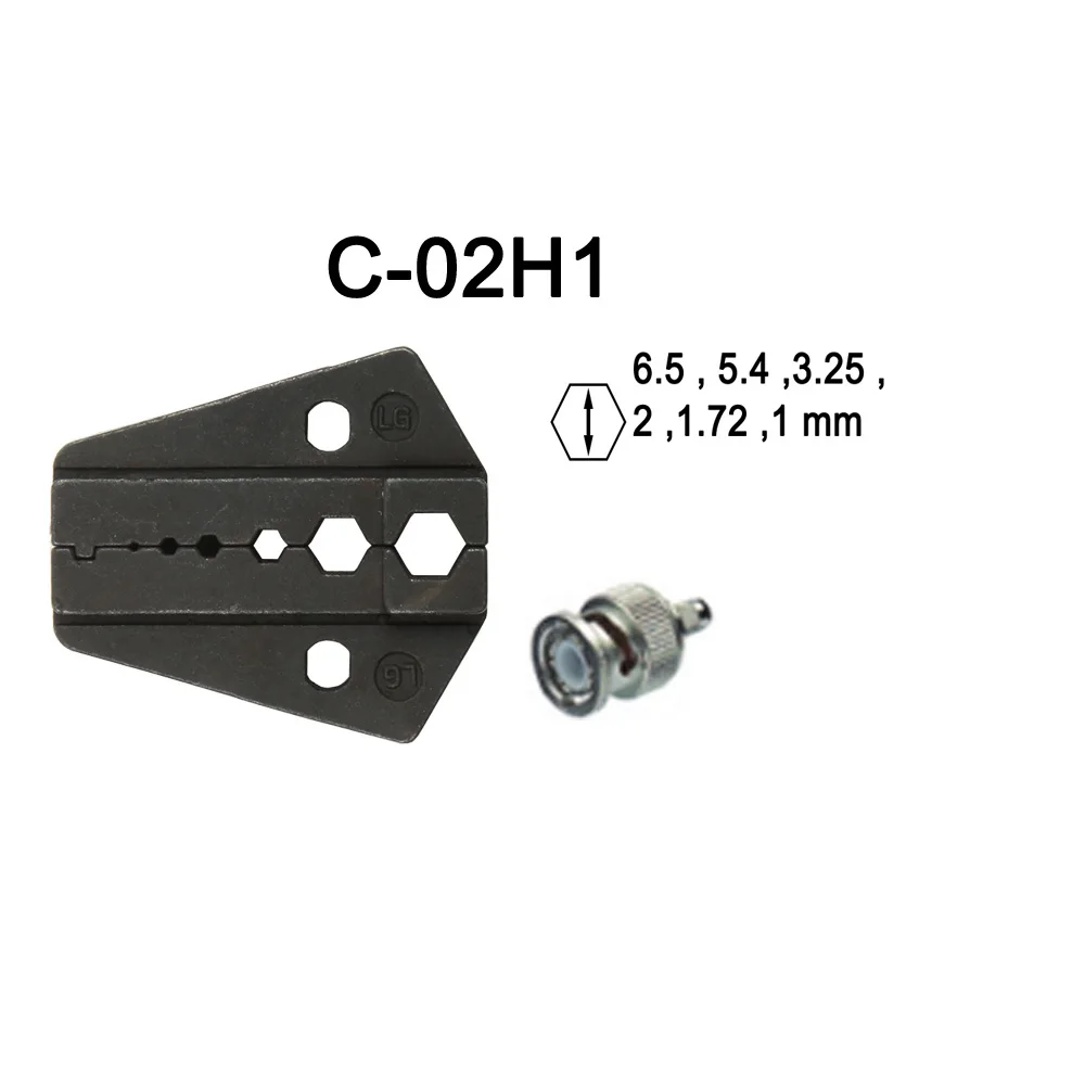 C02H1 LUBAN C35WF C25WF C02 C02H C01 C05H C02H1 C-03D C03B C03C C04WF штампы наборы для C обжимной Пилер штампы плоскогубцы модули челюсти - Цвет: C02H1