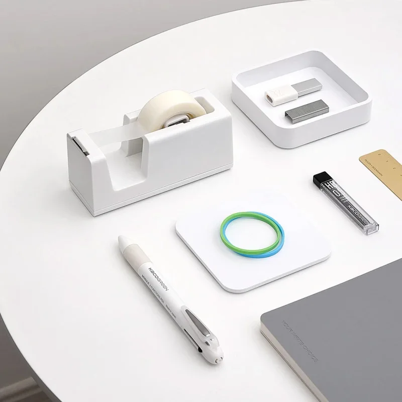 Xiaomi Mijia Kaco LEMO Tap e Dis penser With 2 Rolls Tapes For Office School Home With Staples Tape Dispenser Det