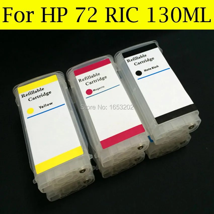 Картридж для принтера HP 72 130 мл T610/T620/T770/T1200T/1300/T790/T2300 C9403A C9397A|ink cartridge|ink cartridge for