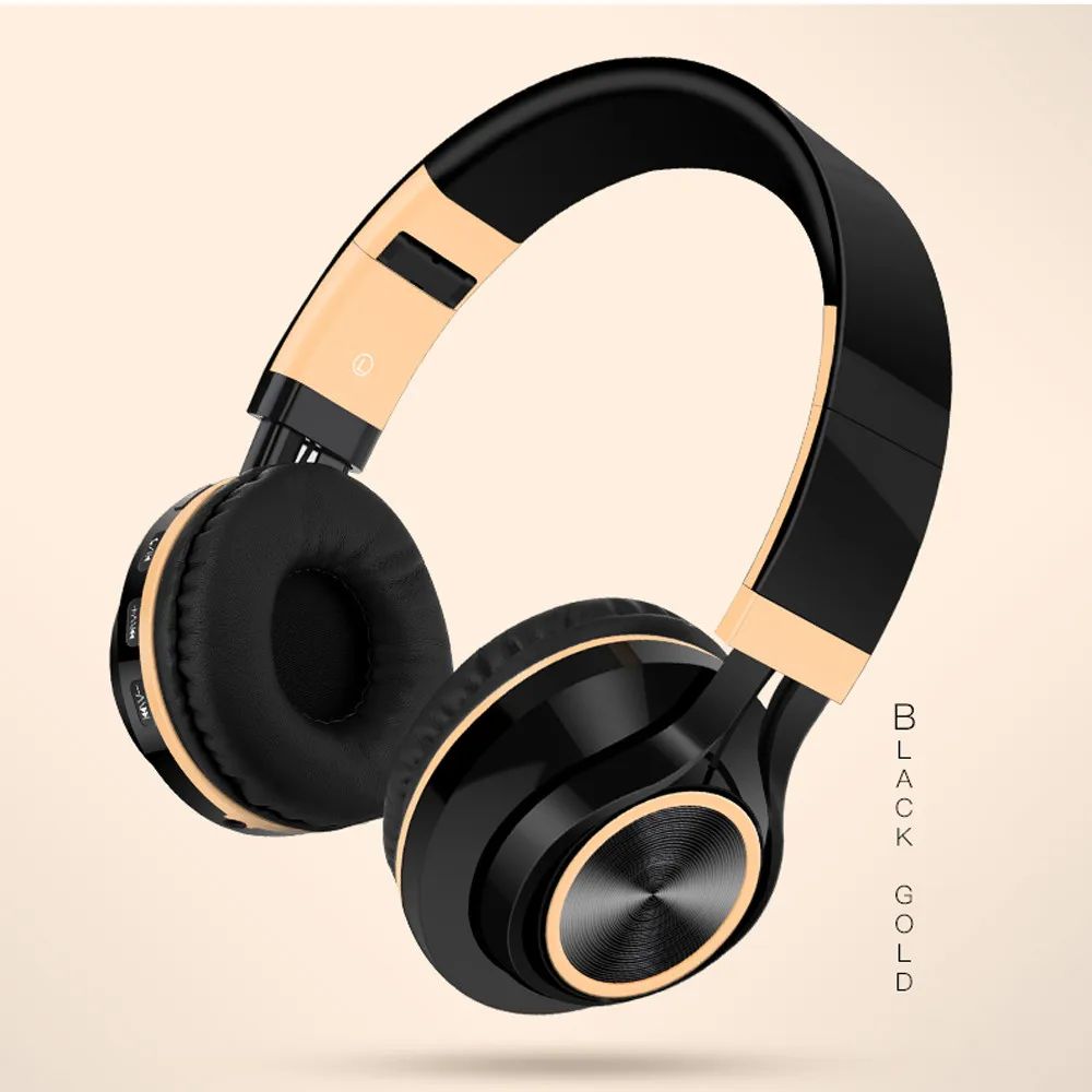 Bluetooth стереонаушники с микрофоном слотом для SD и TF карт|Наушники гарнитуры| |