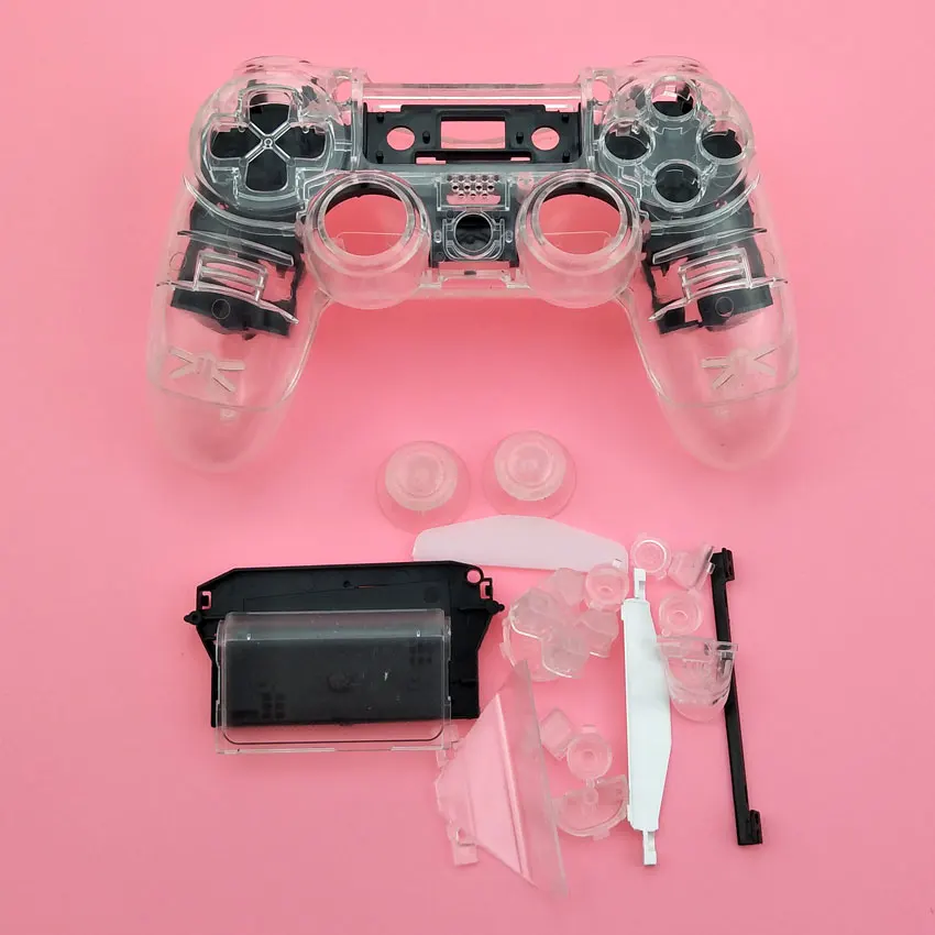 Юйси для sony Playstation 4 PS4 Dualshock 4 старая версия Геймпад контроллер Прозрачный передний задний корпус Оболочка Чехол
