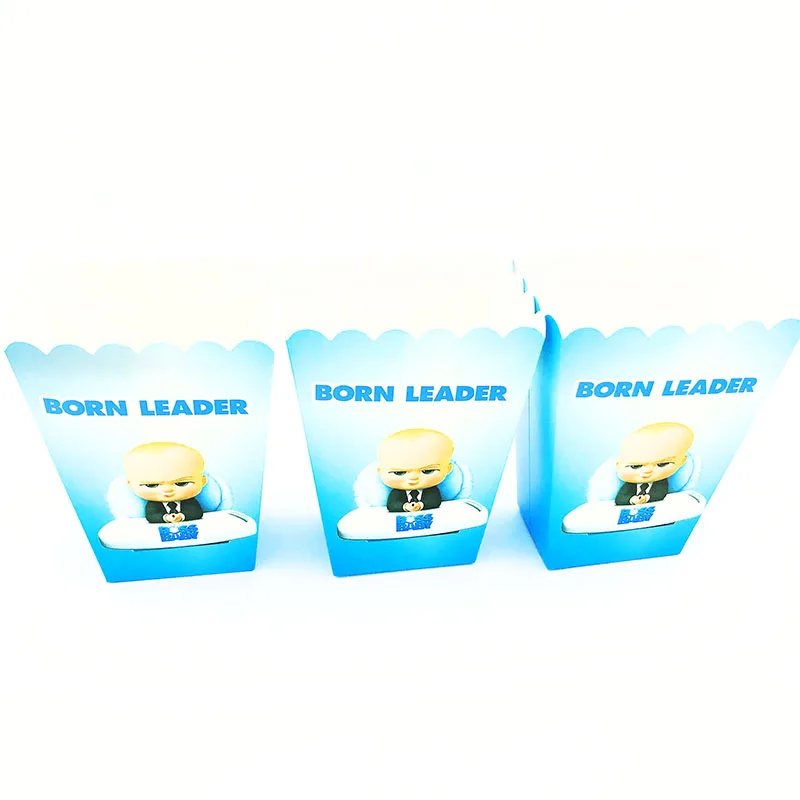 6 шт. Детские коробки для приготовления попкорна детского душа вечеринки