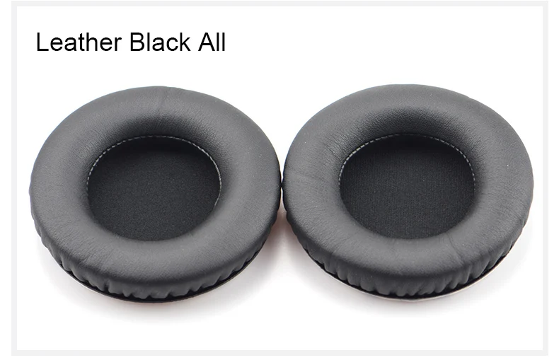 leather black all Аудио повязка на голову Подушка повязка на голову колодки+ амбушюры для SteelSeries Siberia V1 V2 V3 Призма игровые наушники гарнитуры - Цвет: leather black all