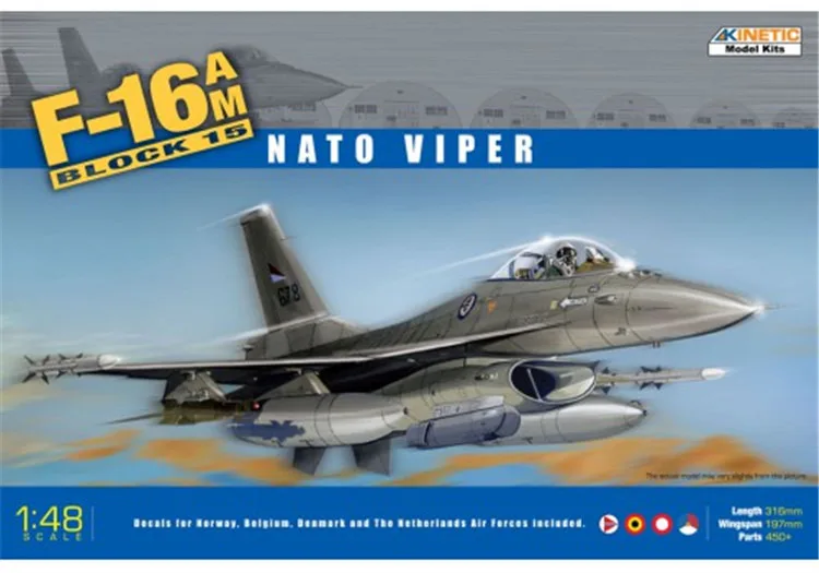 Kinetic 1/48 F 16A MLU Блок 15 модель комплект самолета|Наборы для сборки моделей| |
