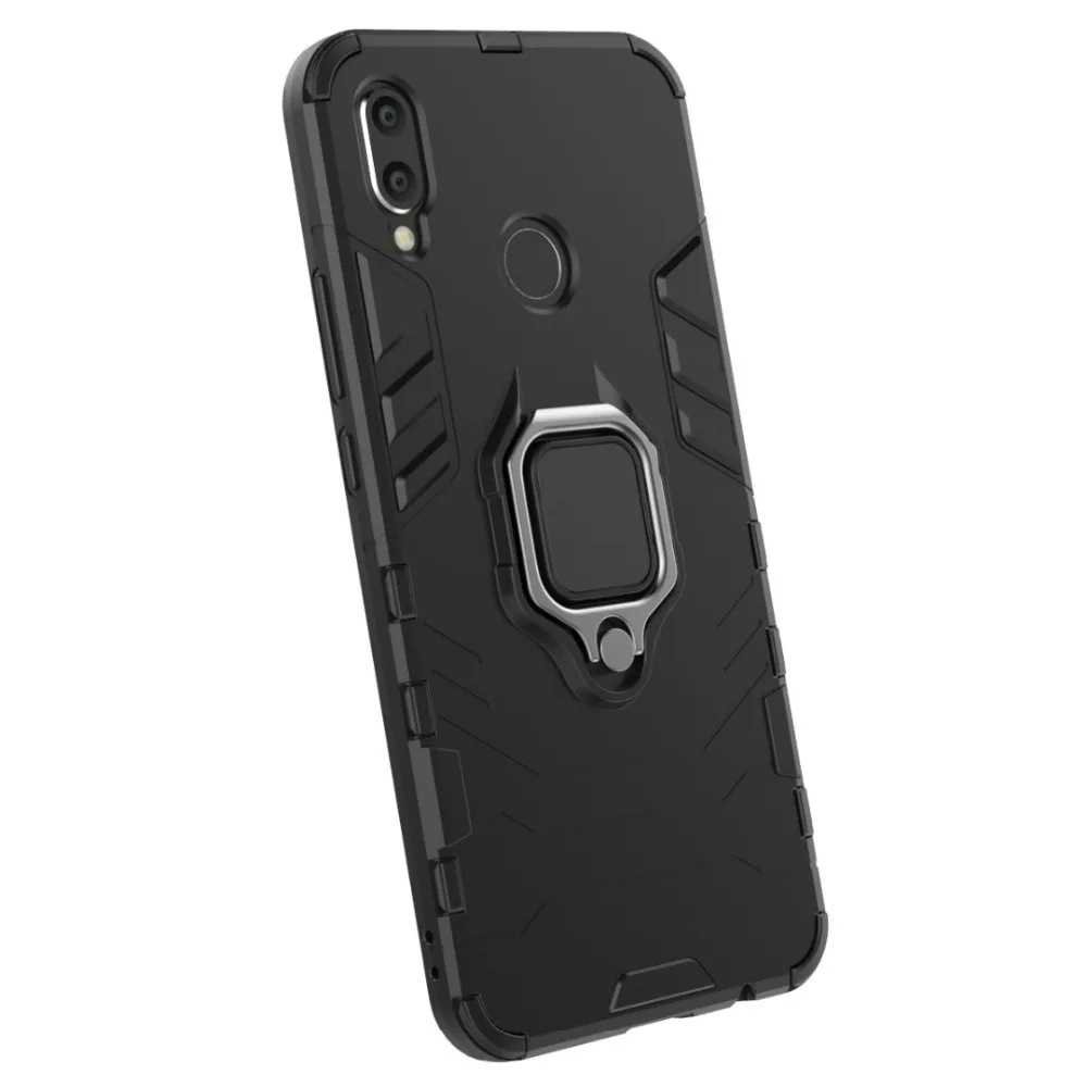BYHeYang Bracket 360 Ring Case For huawei Nova 3i Cases TPU Metal Soft Silicone Magnetic Car Holder Cover P Smart Plus 6.3&quot | Мобильные