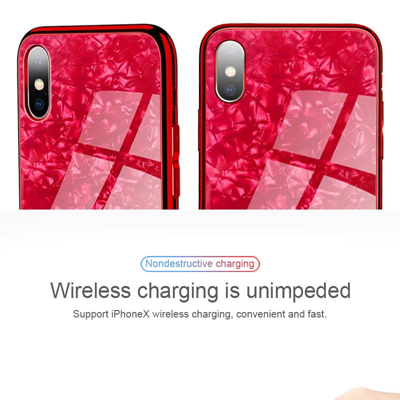 Роскошный стеклянный чехол для телефона, чехол-бампер для iPhone X, 6 s, 7, 8 Plus, закаленное стекло+ ТПУ чехол для iPhone 6, 6s, 7, 10, Xs, max чехол
