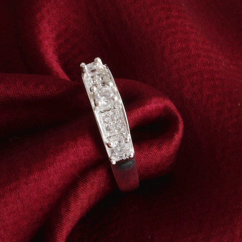 Drop shipping fashion women's jewelry 925 sterling silver white Crystal rings for women ring | Украшения и аксессуары