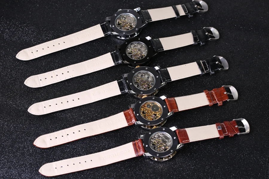 Новинка роскошные Брендовые повседневные модные мужские часы SEWOR механические