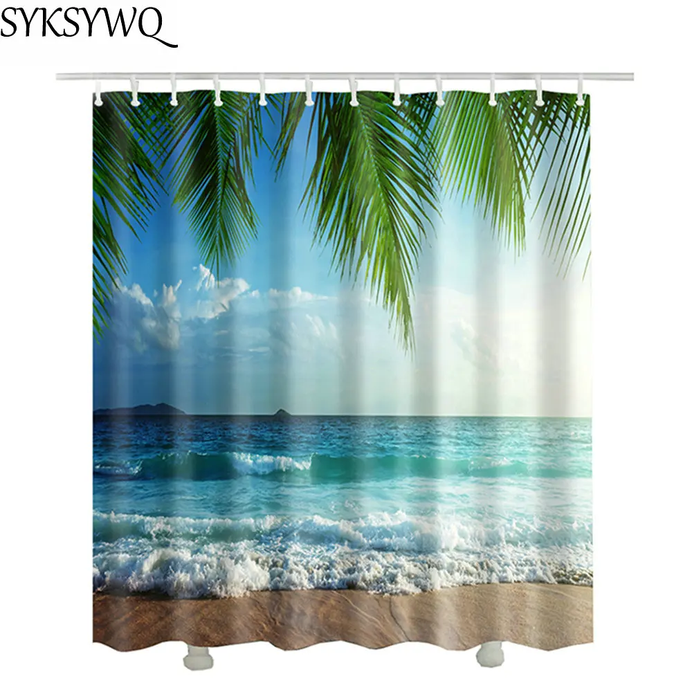 Винтажное дерево на борту 3D занавески для душа занавеска ванной из полиэстера