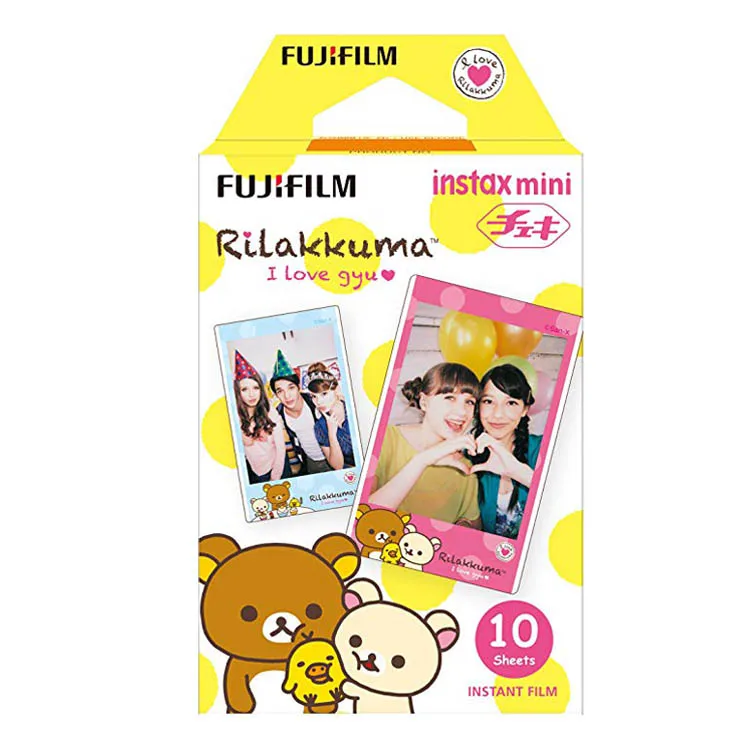 Rilakkuma Фотокамера Fujifilm Instax Mini 8 Mini 9-фотокамера Fuji Instant Photo 10 листов Exposures Papers-дополнительная фоторамка - Цвет: Rilakkuma
