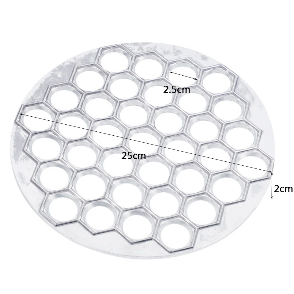 Transhome алюминиевая форма для пельменей 37 отверстий простая ⑤ Оли Приготовление