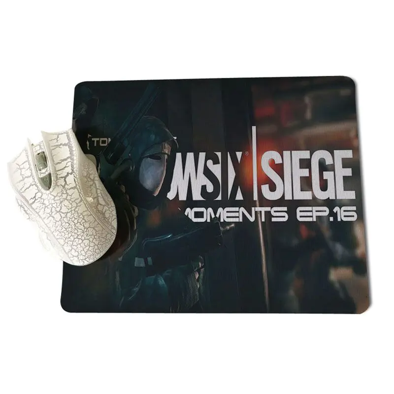 Babaite Rainbow Six осада операторов силиконовый коврик, чтобы Мышь игры Размеры для 18x22 и 25x29 см игровой Мышь колодки - Цвет: 25X29cm