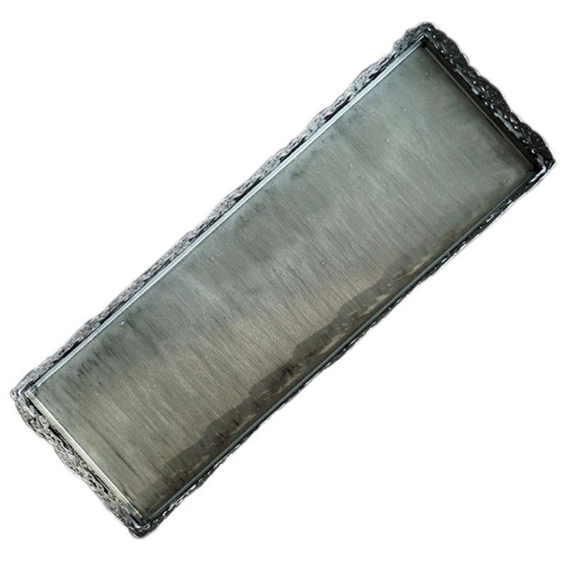 Поднос в полоску Sweetgo из серебра для кекса железные инструменты свадебного торта