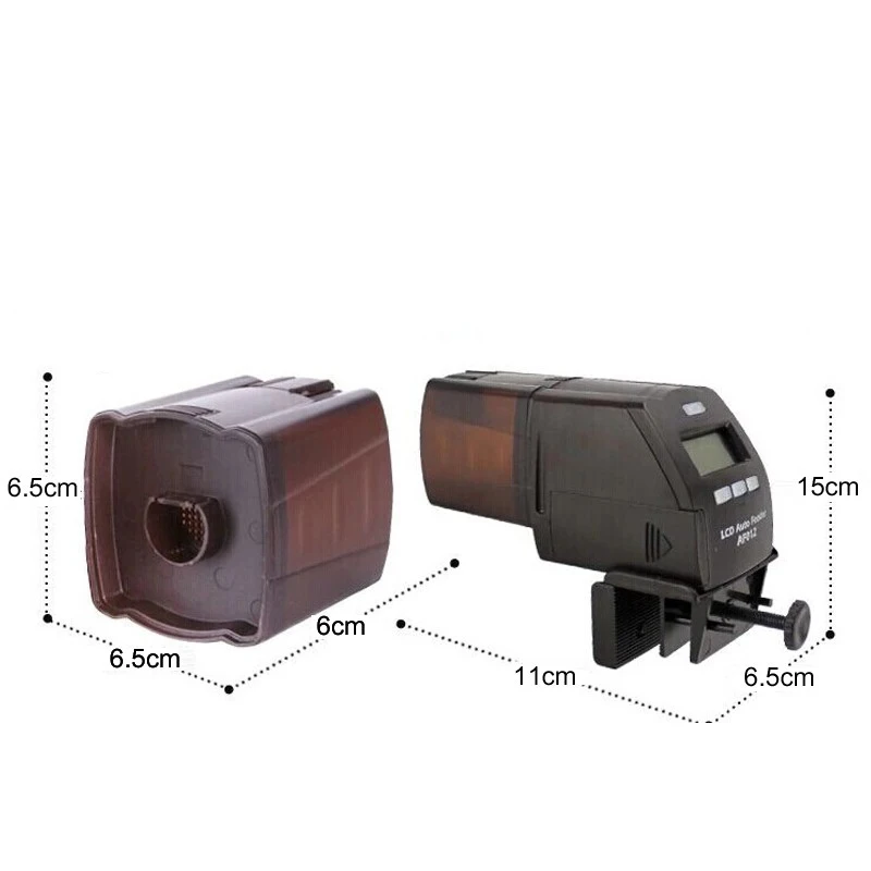 Автоматическая аквариумная кормушка для рыб регулируемый объем цифровой