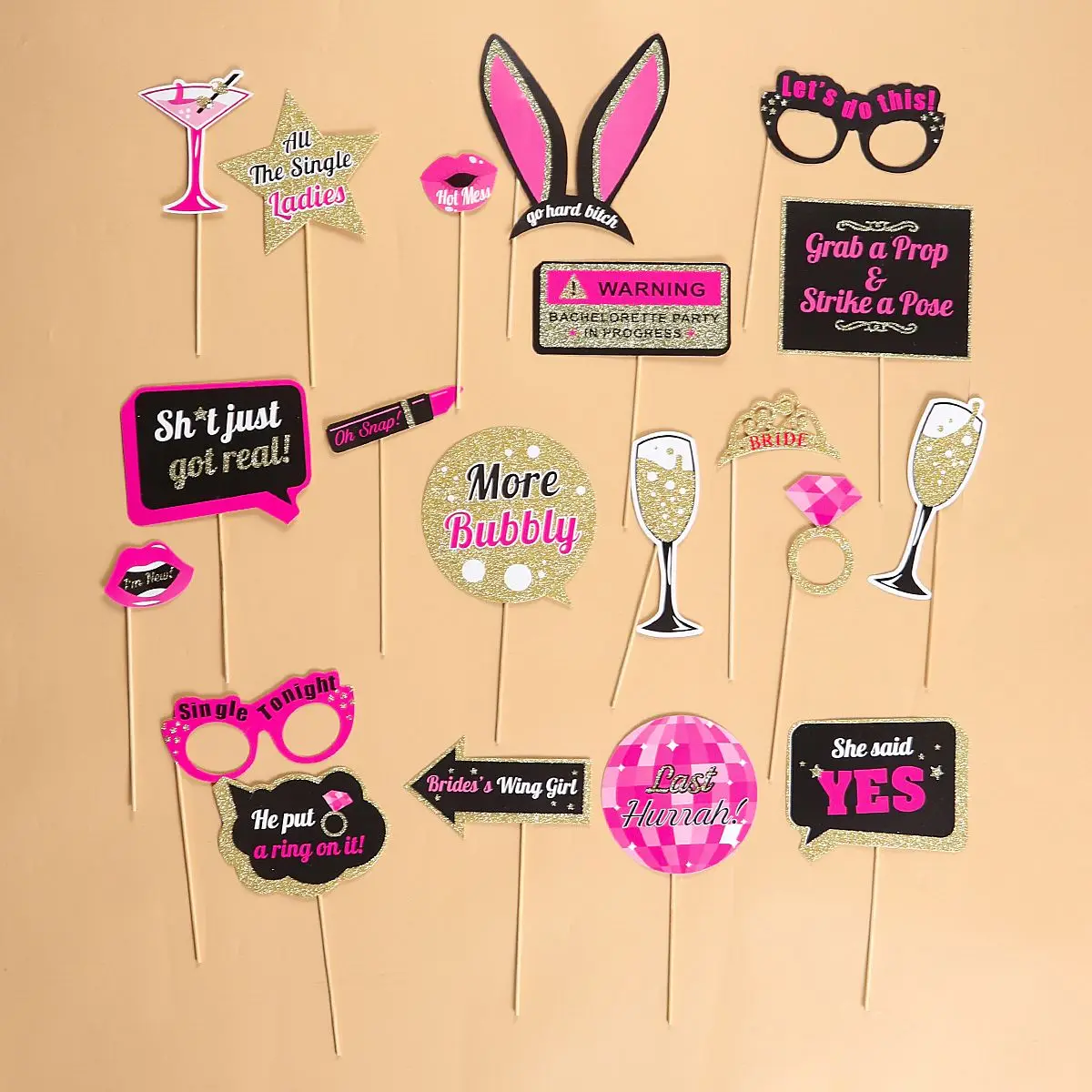 19 шт. комплект реквизита для девичвечерние забавные реквизиты Фотокабины