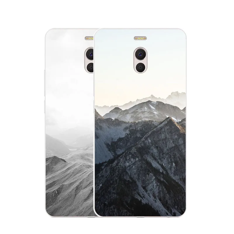 Meizu m6 note чехол силиконовый пейзаж Живопись мягкий ТПУ задняя крышка для meizu