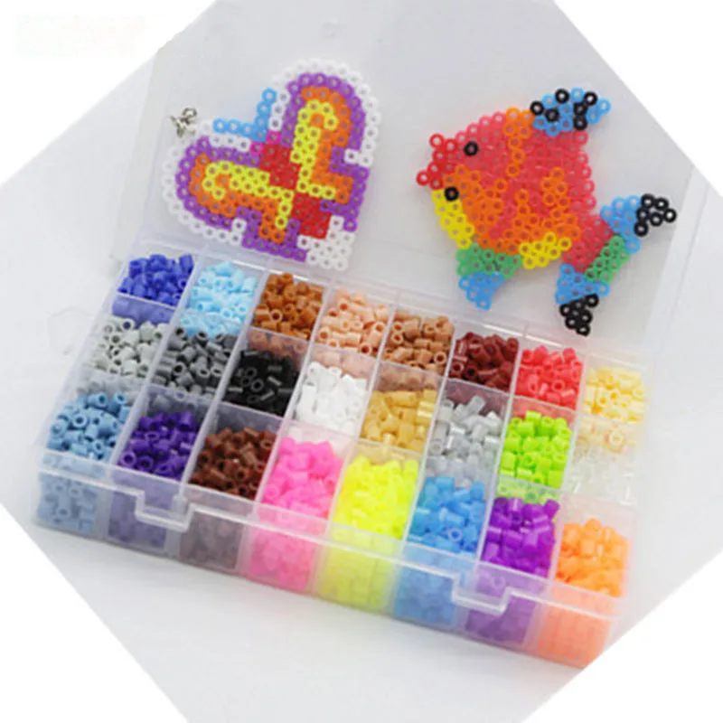24 цвета 5 мм hama beads perler foodgrade fuse головоломки Oyuncak Perlen игры 3600 шт.|puzzle game|5mm hamabeads |