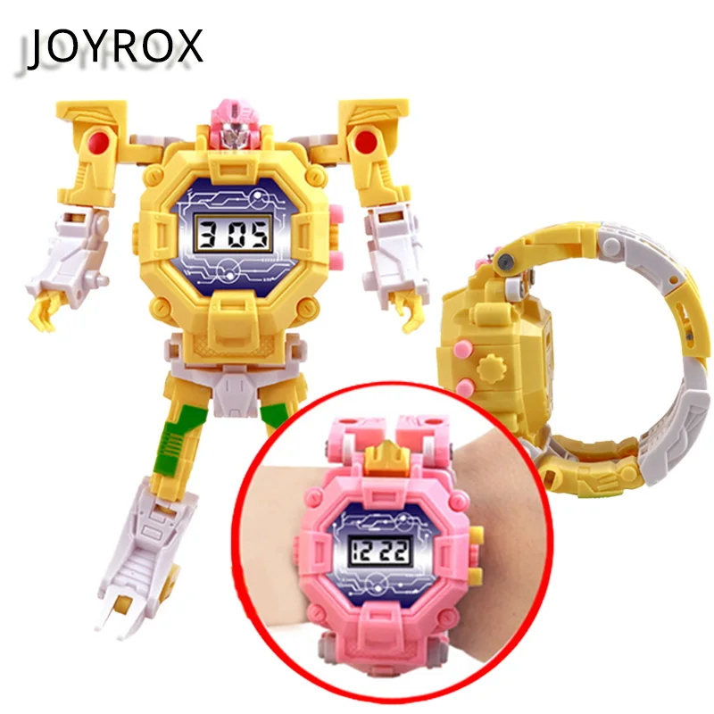 Многофункциональные детские часы JOYROX, электронные детские часы с роботом для мальчиков и девочек, Цифровые Детские часы