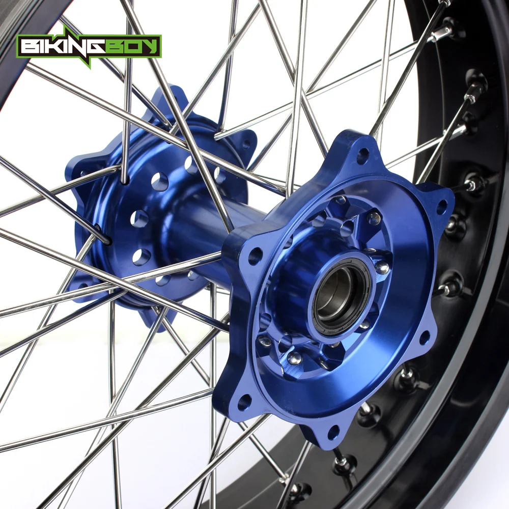 3 5x17 &quotнабор ступиц переднего колеса Supermoto для YAMAHA YZ F YZF 250 450 YZF250 YZF450 2014 2015 2016