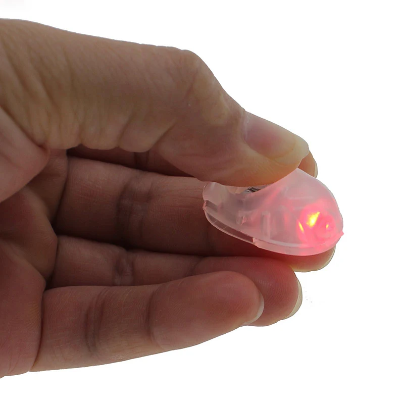 1 Pair Novelty LED Light Flashing Fingers Magic Trick Props Kids Amazing Glow Toys For Children Luminous Gifts Decoration