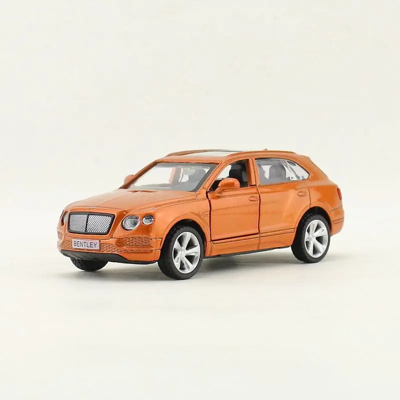 /литая под давлением металлическая игрушка модель/1:45 масштаб Bentley Bentayga внедорожник автомобиль/оттягивание/образовательная Коллекция/подарок для детей