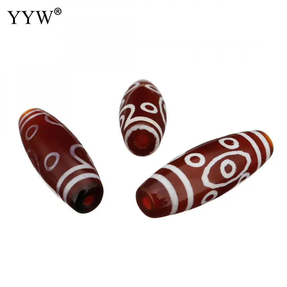 5PCs Ten-Eyed Natural Tibetan Agat Dzi Beads For Making Diy Bracelet Necklace Fashion Jewelry Accessories | Украшения и