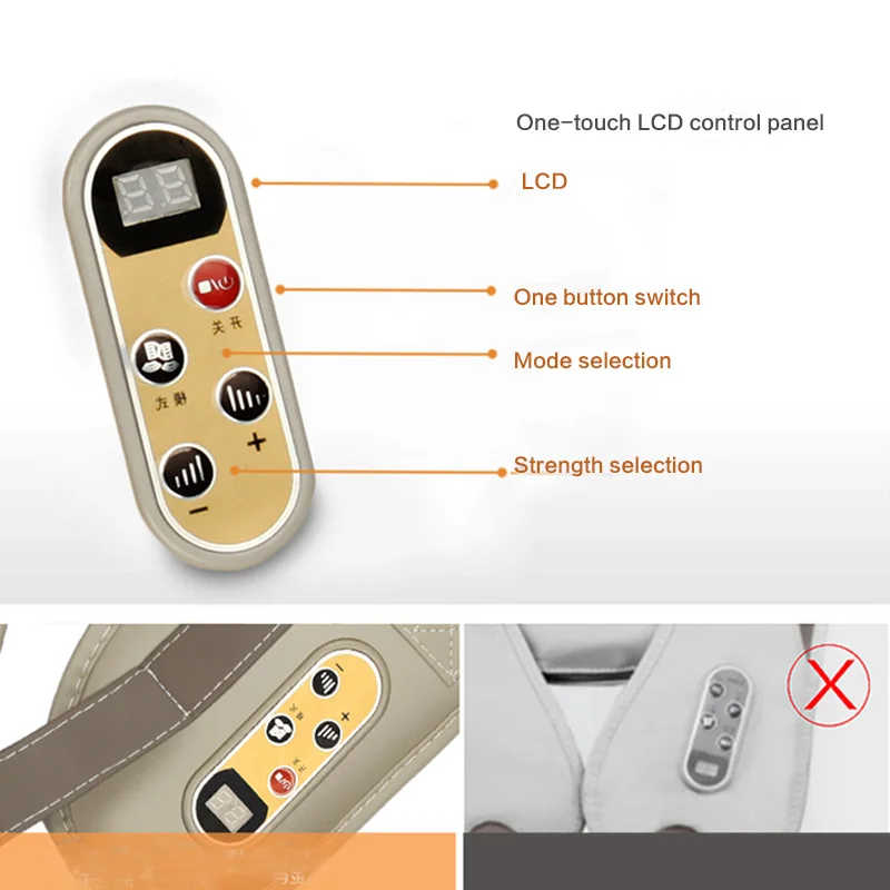 Электрическая накидка на шею-массажер автомобиль шиацу домашняя инфракрасная