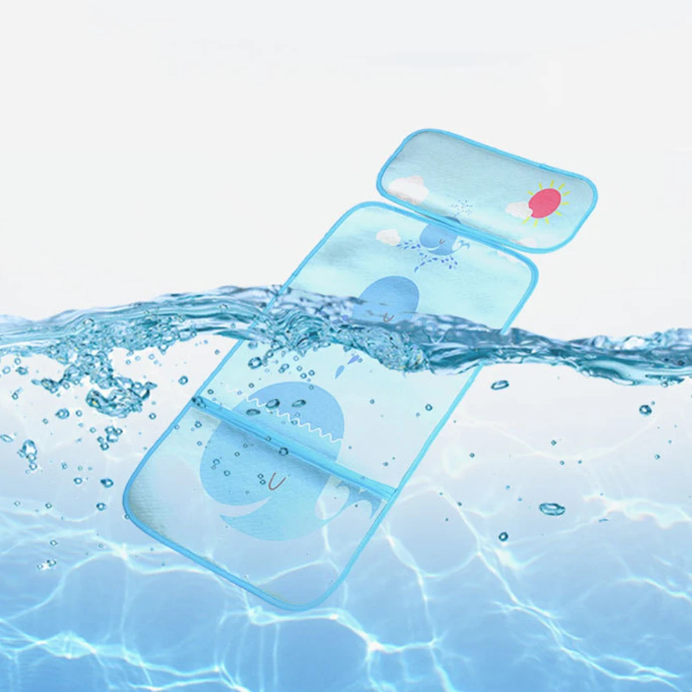 Коврик для детской коляски мультяшная шелковая кровать удобное летнее дышащее