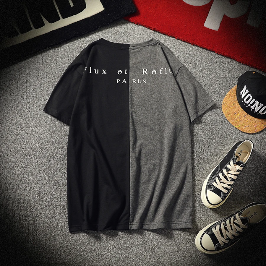 Лоскутная футболка для мужчин панк-рок музыка рэп забавная Эркек Tumblr городской